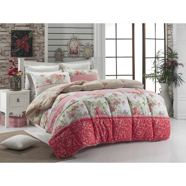Narzuta na łóżko dwuosobowe Ariete Pink, 195x215 cm