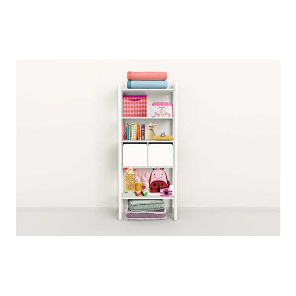 Biała szafka dziecięca Flexa Shelfie, wys. 189,2 cm-image-1