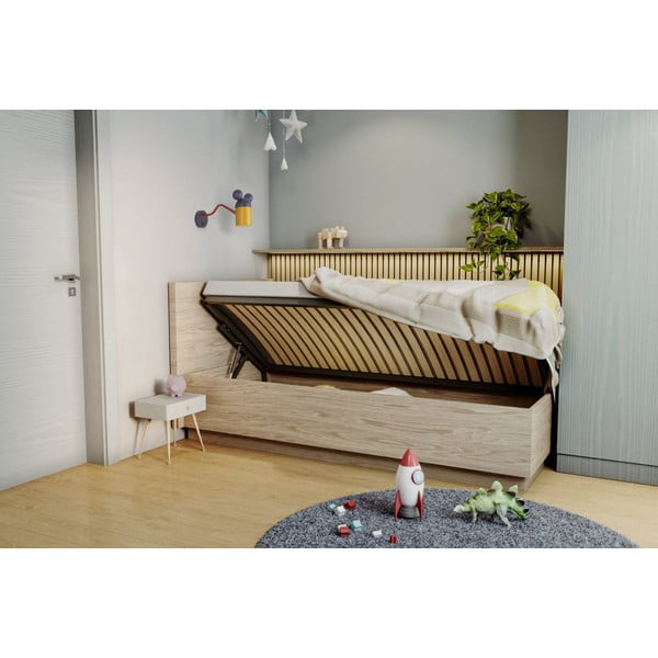 Niebieski kinkiet dziecięcy z metalowym kloszem Mouse – GTV-image-1