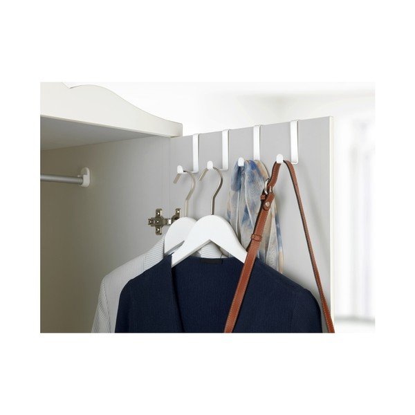 Zestaw 4 białych haczyków Wenko Home-image-1