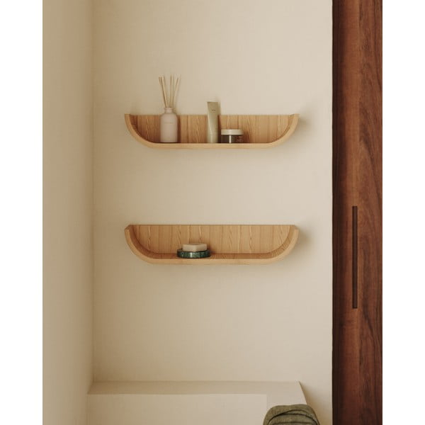 Półka w dekorze jesionu w naturalnym kolorze 60 cm Salaya – Kave Home-image-1