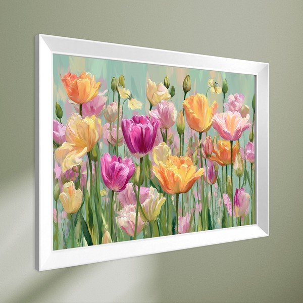 Obraz drukowany z ramą w zestawie 75x56 cm Spring Tulip – Styler-image-4