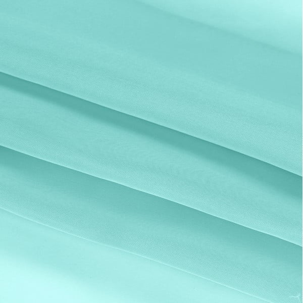 Turkusowa zasłona AmeliaHome Voile Pleat, 160x250 cm-image-1