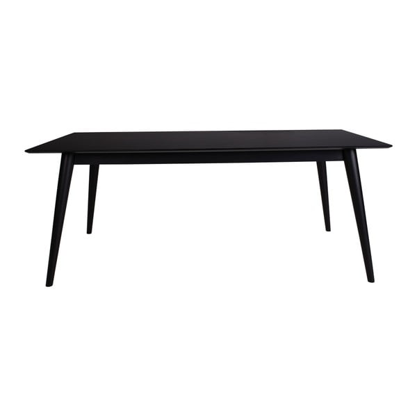 Czarny stół do jadalni House Nordic Copenhagen, 195x90 cm