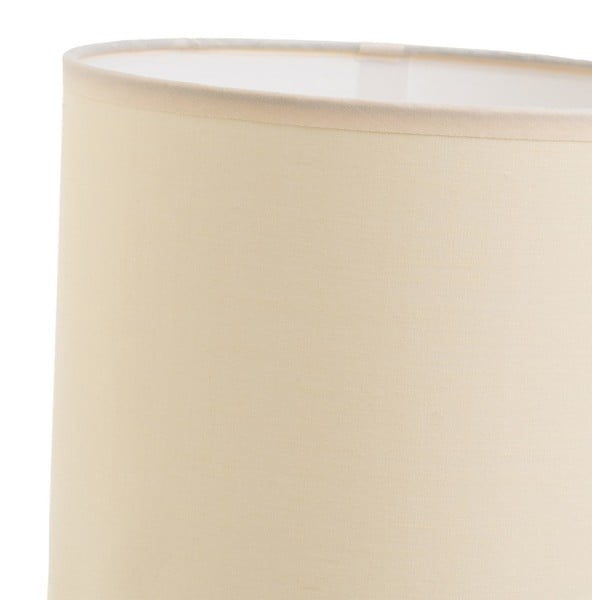 Ceglasto-kremowa lampa stołowa z tekstylnym kloszem (wysokość 39 cm) – Casa Selección-image-3