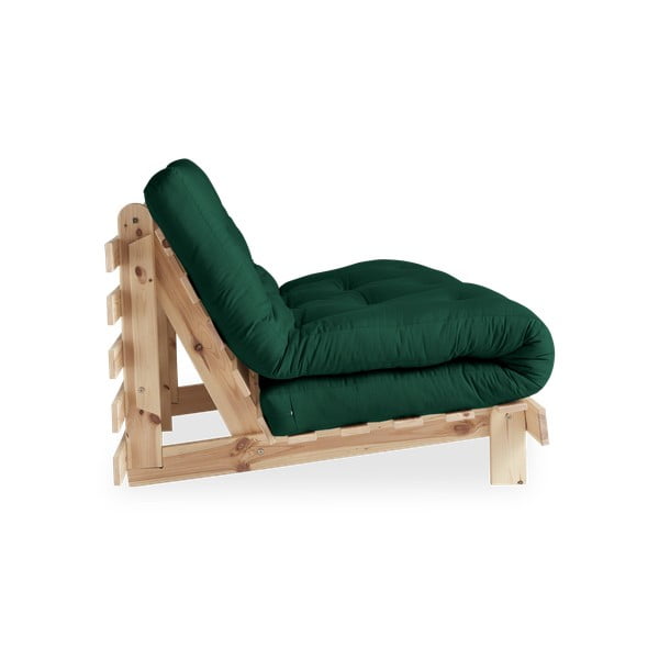 Sofa rozkładana Karup Design Roots Raw/Forest Green-image-4