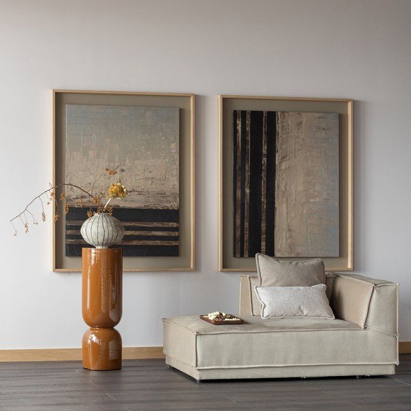 Metalowy kwietnik ø 32 cm (wysokość 95 cm) Toval – WOOOD-image-1