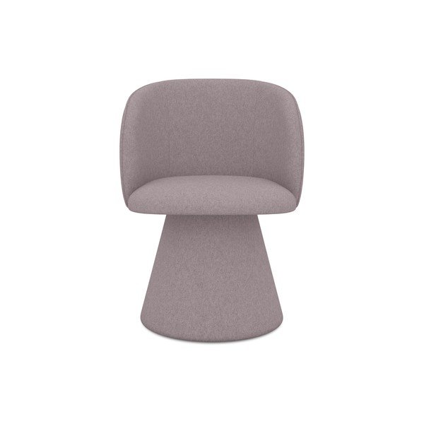 Lawendowy tapicerowany fotel jadalniany Maia – Makamii-image-1