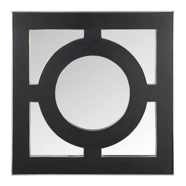 Lustro naścienne Circle 93x93 cm, czarne