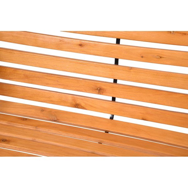 Drewniana ławka ogrodowa ze stalową konstrukcją Garden Pleasure Bellevue-image-2