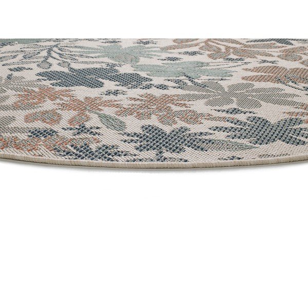 Beżowo-zielony dywan zewnętrzny Universal Floral, ø 115 cm-image-2