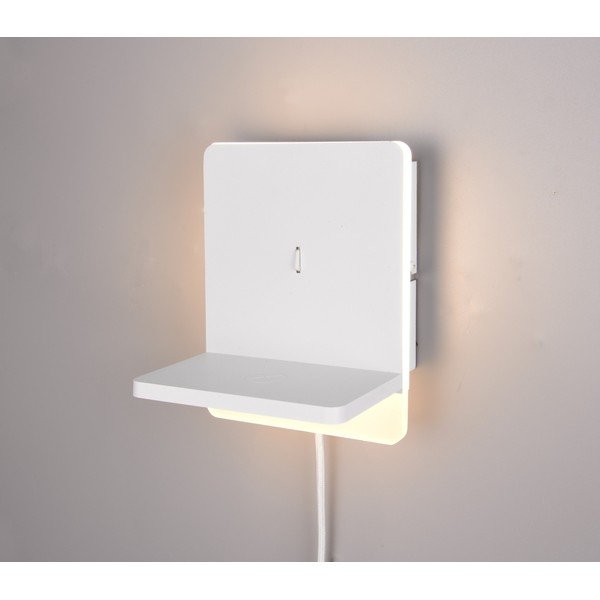 Biały kinkiet LED ze ściemniaczem Fairfield – Trio-image-1