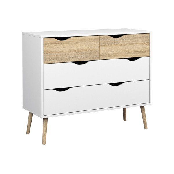 Komoda z 4 szufladami Evergreen House Delta Drawers-image-1
