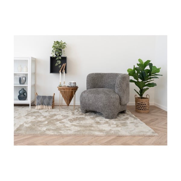 Niebieski koc z bawełny z recyklingu 130x180 cm Izmir – House Nordic-image-3