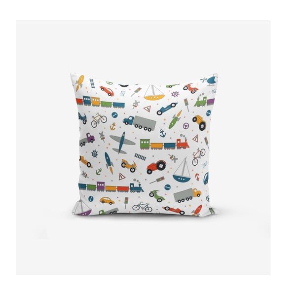 Poszewka na poduszkę dziecięcą Child Vehicles – Minimalist Cushion Covers