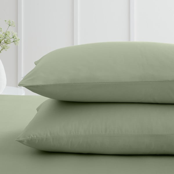 Poszewki na poduszki z perkalu bawełnianego zestaw 2 szt. 50x75 cm Cotton Percale – Bianca-image-1