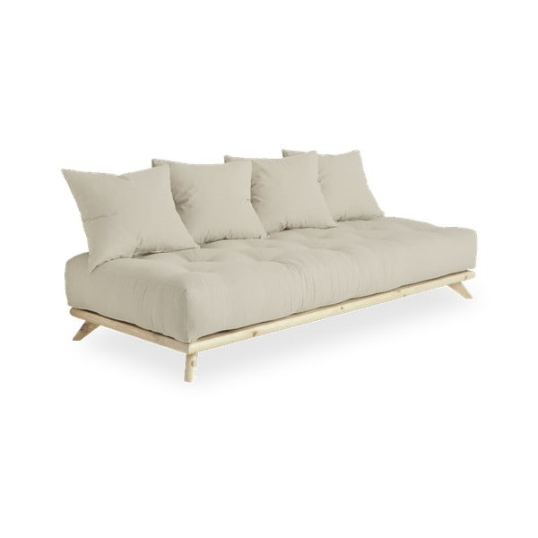 Sofa z beżowym obiciem Karup Design Senza Natural/Beige-image-3