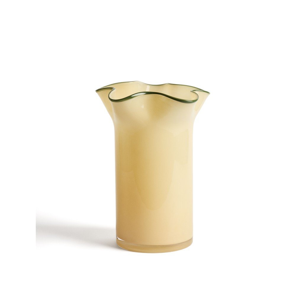 Żółty szklany wazon (wysokość 31 cm) Endasi – Kave Home