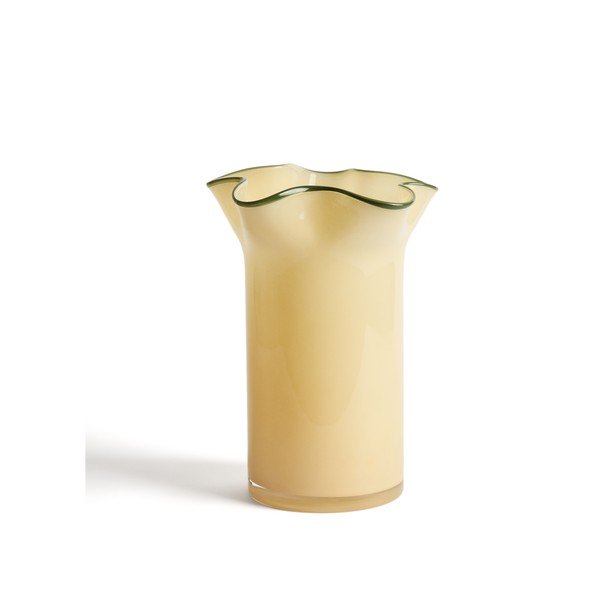 Żółty szklany wazon (wysokość 31 cm) Endasi – Kave Home