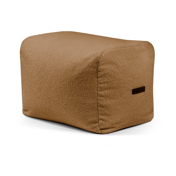 Brązowy worek do siedzenia z materiału bouclé Plus 70 Lounge – SLOWDOWN