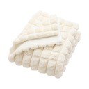 Kremowy koc z mikropluszu/ze sztucznego futra 220x240 cm Igloo – douceur d'intérieur