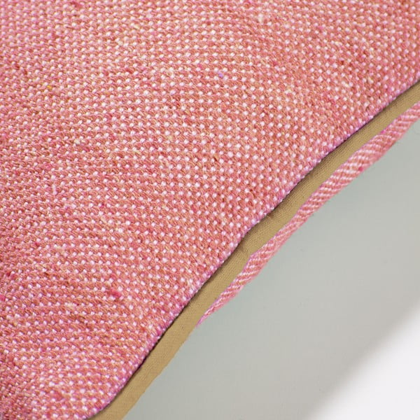 Różowa poszewka na poduszkę z tworzywa sztucznego z recyklingu Kave Home Dalila, 30x50 cm-image-1