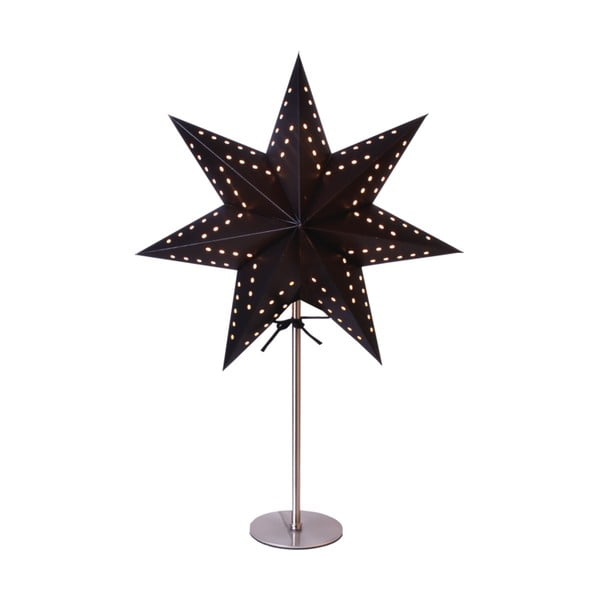 Czarna dekoracja świetlna Star Trading Bobo, wys. 51 cm