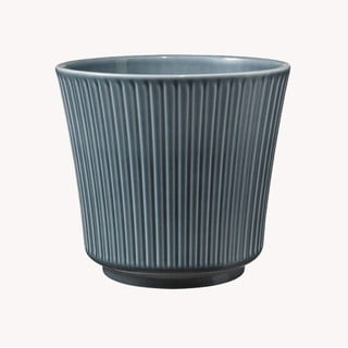 Niebieska ceramiczna doniczka Big pots Delphi, ø 12 cm