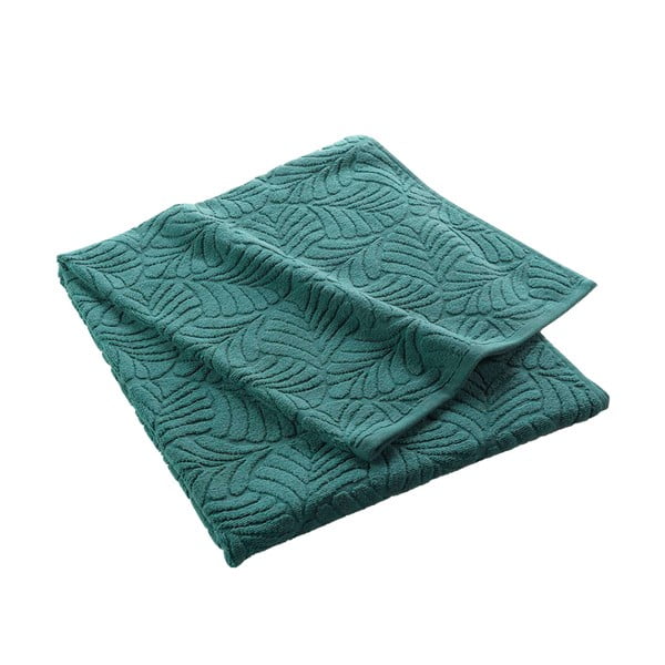 Zielony bawełniany ręcznik kąpielowy frotte 90x150 cm Madeira – douceur d'intérieur