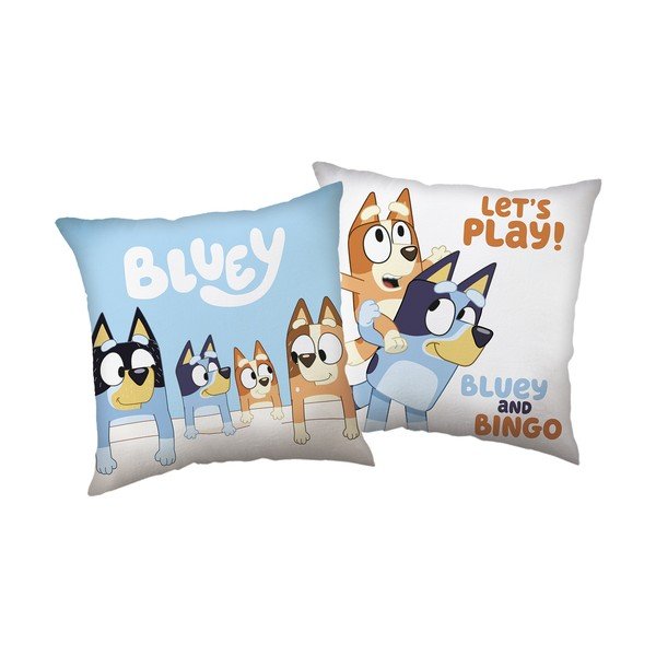 Poduszka dziecięca ø 40 cm Bluey "Let´s Play" – Jerry Fabrics