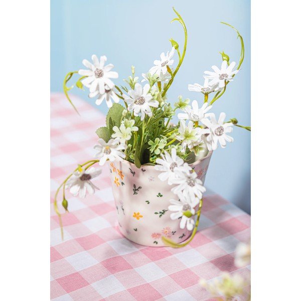 Kamionkowa osłonka na doniczkę ø 11 cm Ditsy Floral – Sass & Belle-image-1