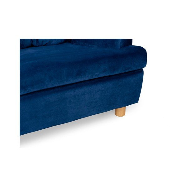 Ciemnoniebieski fotel uszak SKANDICA Ingrid Navy Blue-image-3