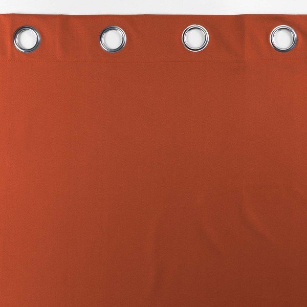 Ceglasta zasłona zaciemniająca z mikrowłókna 140x260 cm Obscure – douceur d'intérieur-image-4