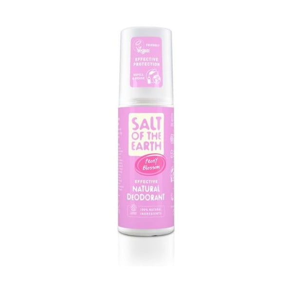 Naturalny dezodorant w sprayu Salt Salt of the Earth Peony Blossom, 100 ml