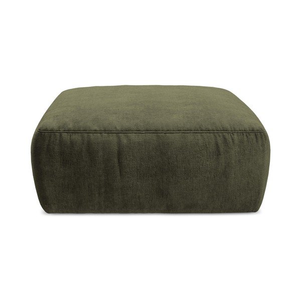 Zielony podnóżek z tkaniny szenilowej Kuki – Makamii