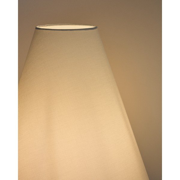 Brązowa lampa stojąca z tekstylnym kloszem (wysokość 153 cm) Navat – Kave Home-image-2