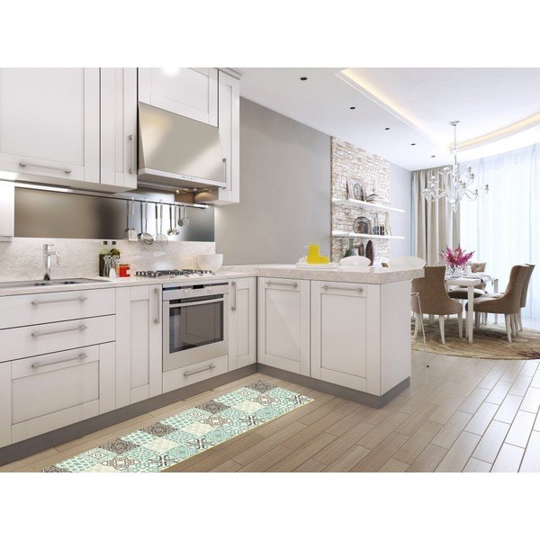 Chodnik winylowy Huella Déco Turquesa 180x50 cm-image-2