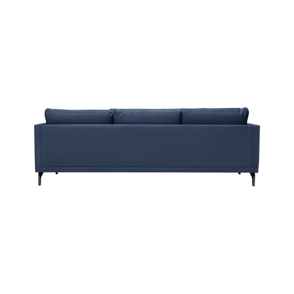 Ciemnoniebieska sofa z czarną konstrukcją Windsor & Co Sofas Jupiter-image-3