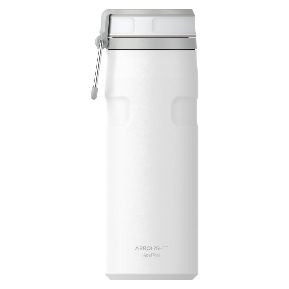 Biały termos ze stali nierdzewnej 470 ml IceFlow™ Bottle Twist Flip Frost – Stanley (zdjęcie 4)
