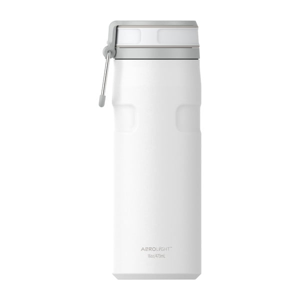 Biały termos ze stali nierdzewnej 470 ml IceFlow™ Bottle Twist Flip Frost – Stanley-image-3