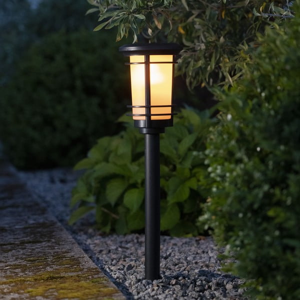 Ogrodowa lampa solarna LED Star Trading Flame, wys. 53 cm
