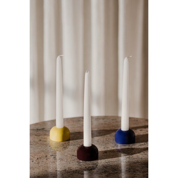 Drewniane świeczniki zestaw 3 szt. Lums – noo.ma-image-1