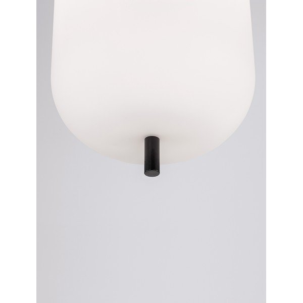 Biała/czarna szklana lampa wisząca ø 22 cm Lato – Nova Luce-image-4