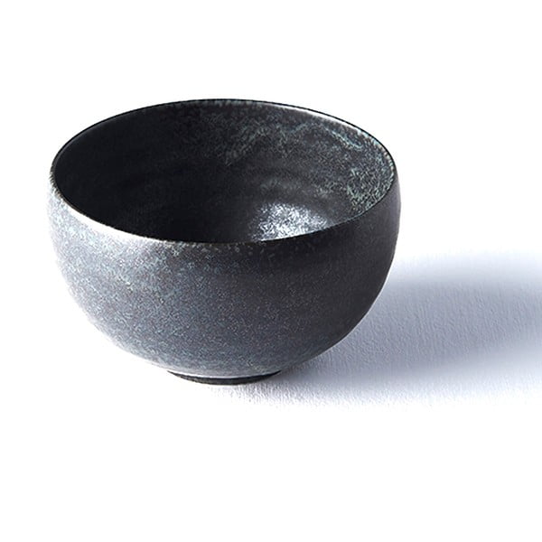 Czarna mała miska ceramiczna MIJ BB, ø 13 cm