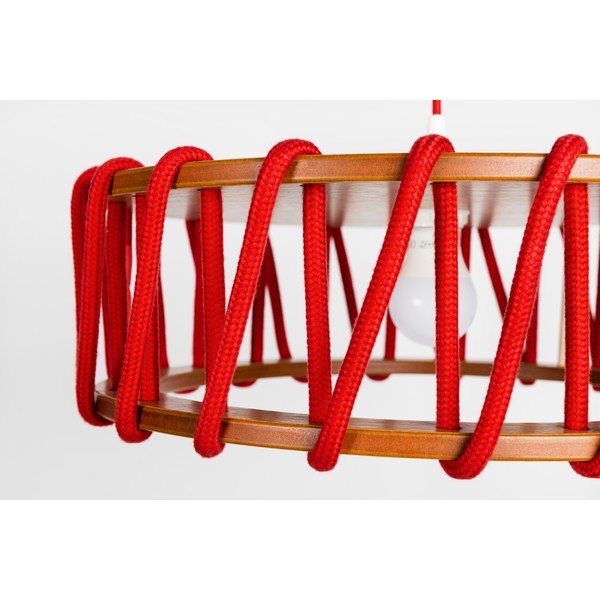 Czerwona lampa wisząca EMKO Macaron, ø 45 cm-image-2