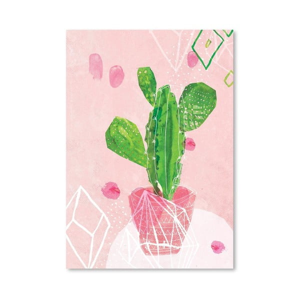 Plakat Pastel Cactus, 30x42 cm
