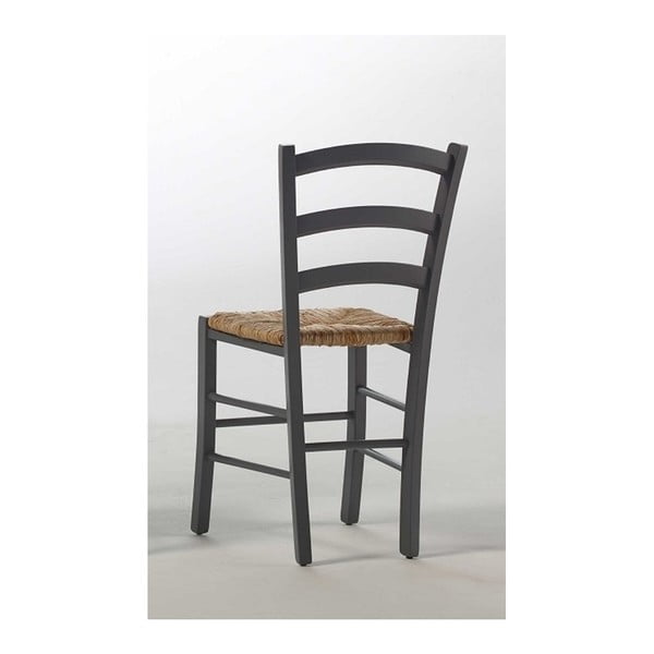 Szare krzesło z drewna sosnowego SOB Palerma