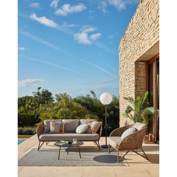 Jasnobrązowa sofa ogrodowa Branzie – Kave Home-image-4