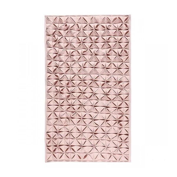 Dywanik łazienkowy Origami Light Pink, 60x100 cm