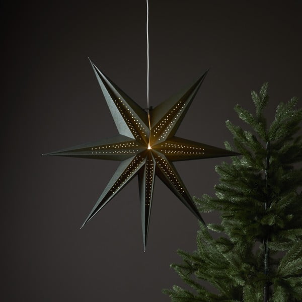 Zielona świąteczna dekoracja świetlna ø 60 cm Point – Star Trading